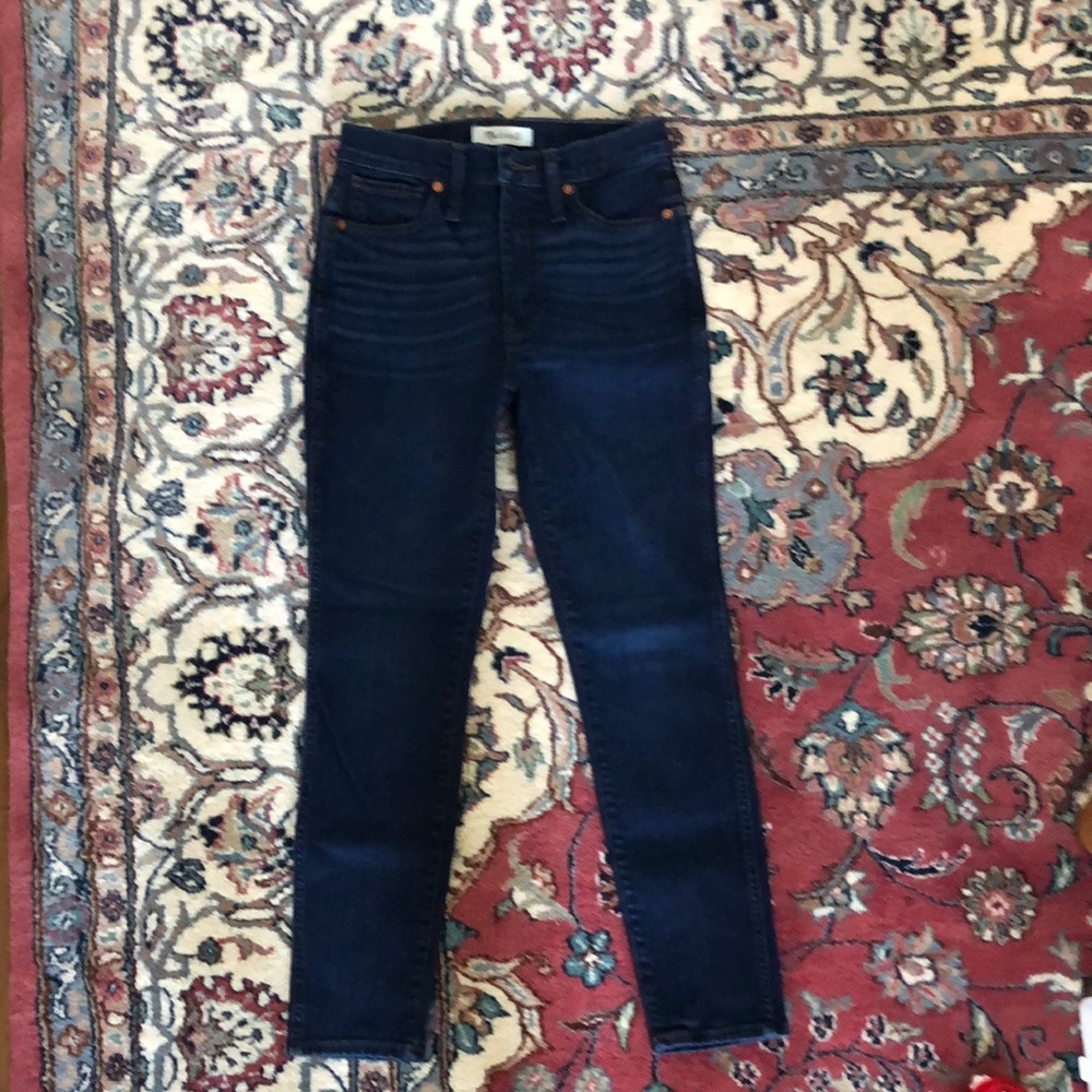 Madewell High Rise Skinny in Hayes Wash 25P